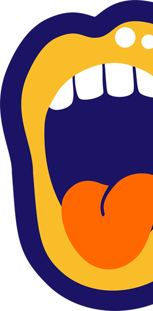 Decorative mouth element